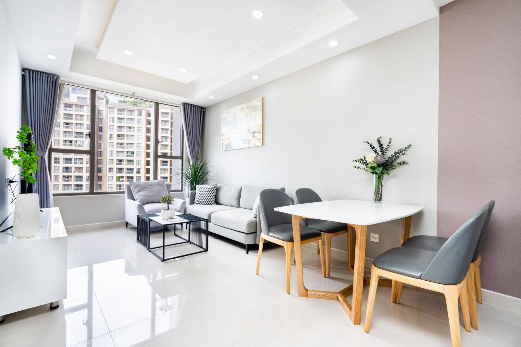 Min' Apartment - Rivergate Residence Downtown Bui Vien - Free Pool Хошимин Екстериор снимка